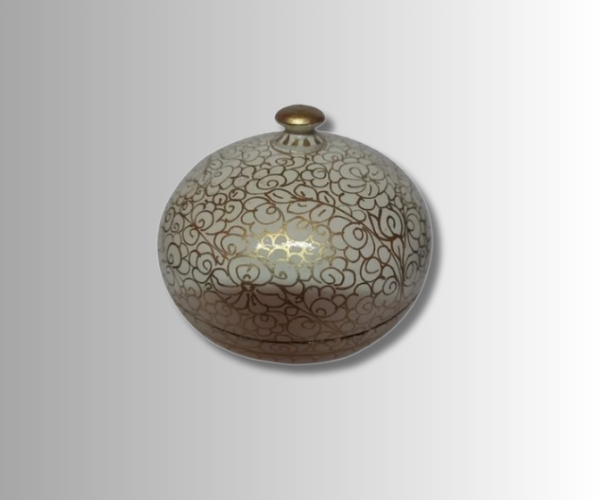 PAPIER MACHIE POWDER BOX